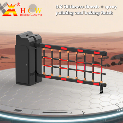 Parking Lot Fence Arm Barrier Gate CE EMC 3-6m Boom Length