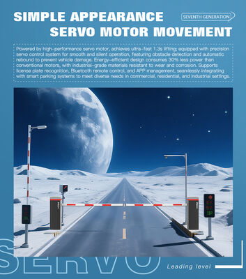 HCW Parking Barrier Gate with Cold Rolled Plate Adjustable Speed and All-Weather Reliability for Durable Access Control