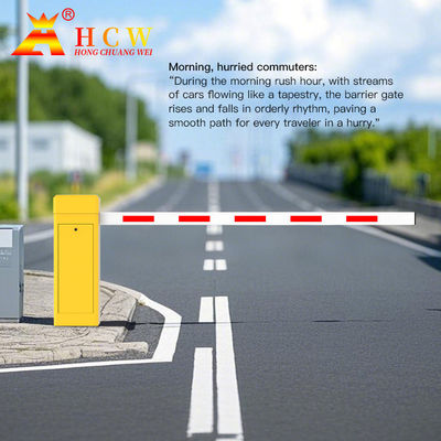 HCW Straight Pole Boom Barrier Gate AC110-240v Przeciwkorodowy Elektryczny Barier Boom