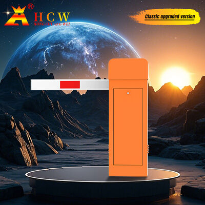 HCW Robust Parking Barrier Gate with 1-6 Meters Arm Length and 3-6S Adjustable Speed for Extreme Conditions