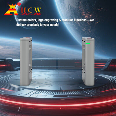 HCW 8 Pairs Infrared Detection Sensors Swing Barrier Turnstile Gate,Fast Speed 30-60 Person/Minute Pedestrian Access Control Turnsti,5 Million Times Life Span Swing Turnstile Gate